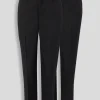 Black Trousers 2 Pack Skinny Fit 4 years