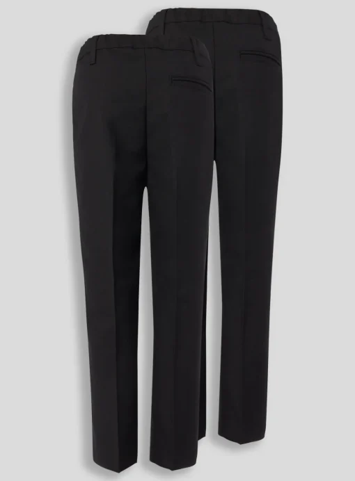 Black Trousers 2 Pack Skinny Fit 4 years