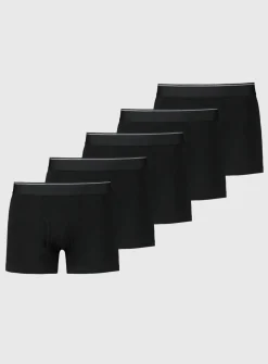 Black Trunks 5 Pack XXL