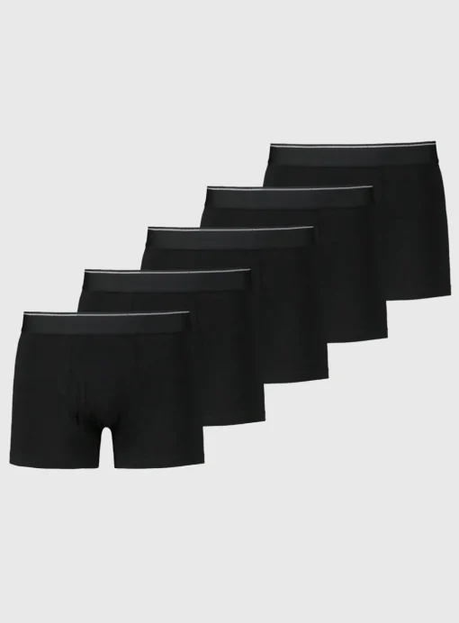 Black Trunks 5 Pack XXL