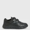 Black Twin Strap Shoes 10 Infant