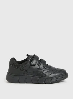 Black Twin Strap Shoes 10 Infant