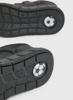 Black Twin Strap Shoes 10 Infant