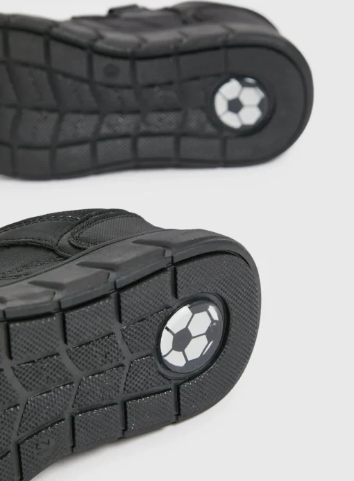 Black Twin Strap Shoes 10 Infant