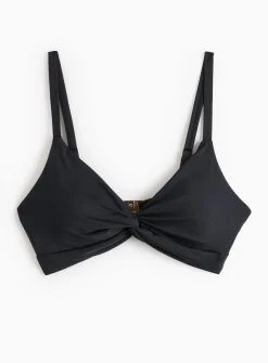 Black Twist Knot Bikini Top 8