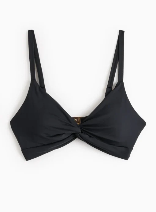 Black Twist Knot Bikini Top 8