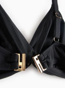 Black Twist Knot Bikini Top 8