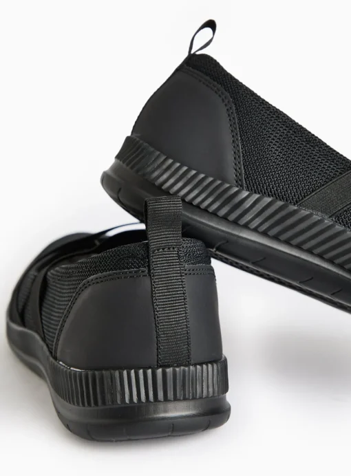 Black Twist Strap Active Ballerina Shoes 6