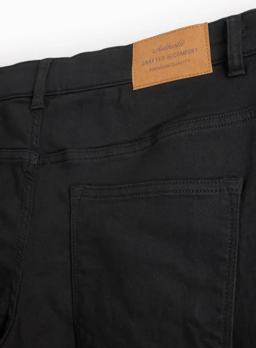 Black Ultimate Comfort Slim Fit Denim Jeans 38R
