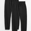 Black Unisex Joggers 2 Pack 4 years