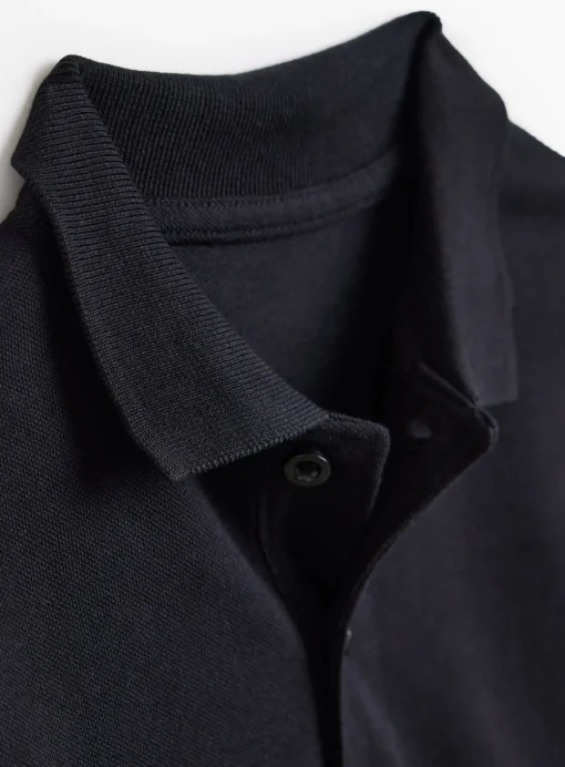Black Unisex Polo Shirt 5 Pack 3 years