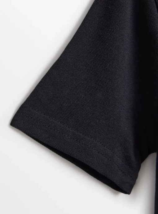 Black Unisex Polo Shirts 2 Pack 6 years