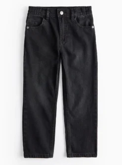 Black Wash Straight Leg Jeans 5 years