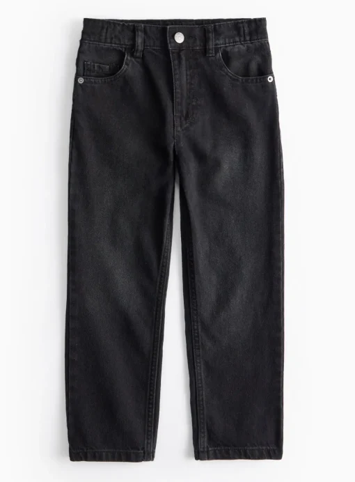 Black Wash Straight Leg Jeans 5 years