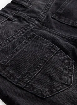 Black Wash Straight Leg Jeans 5 years