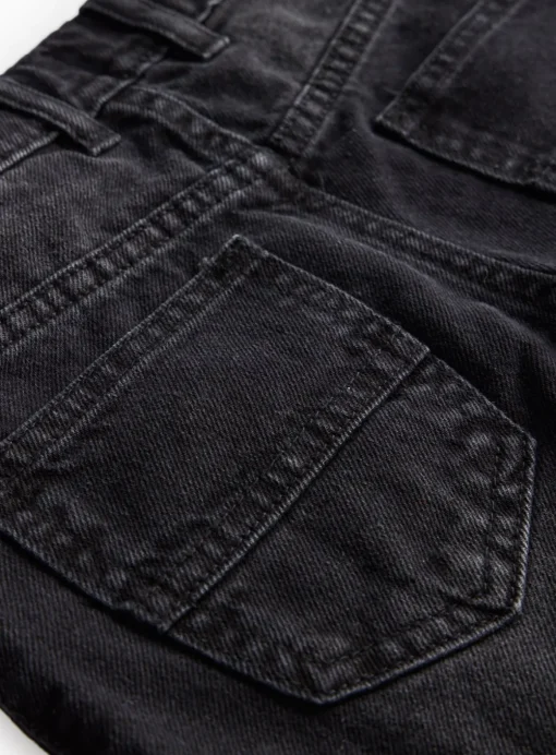Black Wash Straight Leg Jeans 5 years