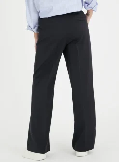 Black Wide Leg Trousers 14R
