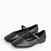 Black Wide-Fit Ballerina Mary-Jane Shoes 7