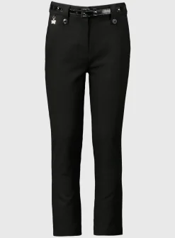 Black Woven Belted School Trousers 6 years
