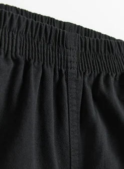 Black Woven Rugby Shorts 2 Pack 3 years