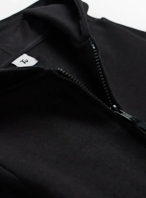 Black Zip-Through Hoodie 5 years