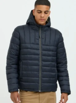 BLEND Lightweight Khaki/Black Reversible Padded Jacket S