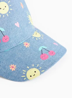 Blue All Over Print Cap 6-9 years