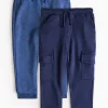 Blue & Navy Joggers 2 Pack 1-2 years