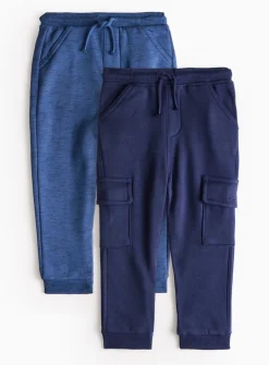 Blue & Navy Joggers 2 Pack 1-2 years