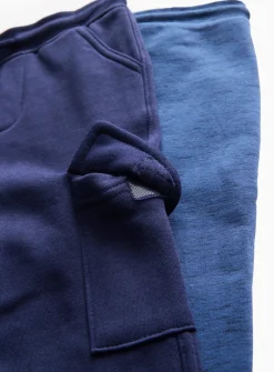 Blue & Navy Joggers 2 Pack 1-2 years