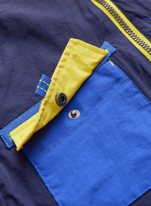 Blue & Yellow Colour Block Mac 1-2 years