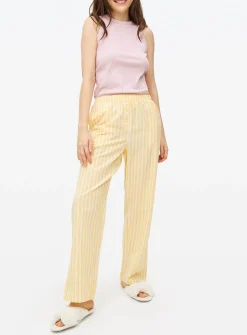Blue & Yellow Striped Pyjama Bottoms 2 Pack 12