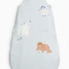 Blue Arctic Animal Print 2.5 Tog Sleeping Bag 6-12 months