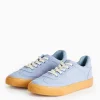 Blue Canvas Retro Style Trainers 7 Infant