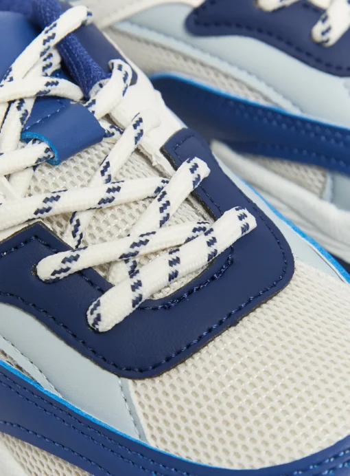 Blue Colour Block Chunky Trainers 3