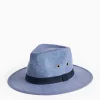 Blue Cotton Safari Hat S/M