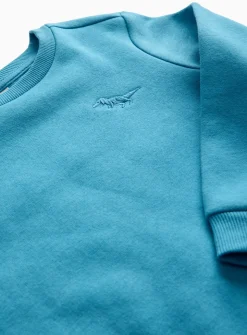 Blue Crew Neck Sweatshirt & Joggers Set 1-2 years