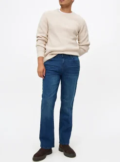Blue Dark Wash Bootcut Jeans 36S
