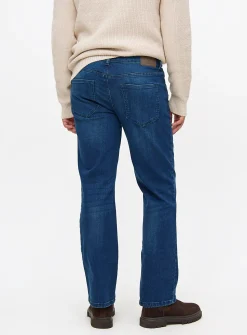 Blue Dark Wash Bootcut Jeans 36S