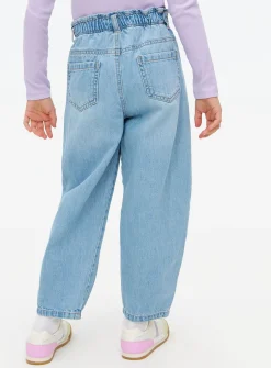 Blue Denim Barrel Leg Jeans 7 years