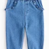Blue Denim Frill Jeans 6-9 months