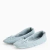 Blue Diamante Ballerina Slippers 5
