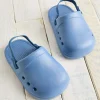 Blue Eva Ankle Strap Clogs Up to 3 mths