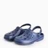 Blue Eva Ankle Strap Clogs 11