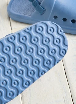 Blue Eva Ankle Strap Clogs Up to 3 mths