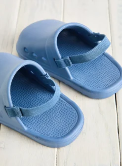 Blue Eva Ankle Strap Clogs Up to 3 mths
