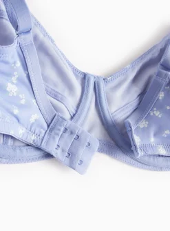 Blue Floral & Yellow Underwired Full Cup Bra 2 Pack 36DD
