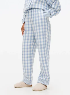 Blue Gingham Pyjama Bottoms 12