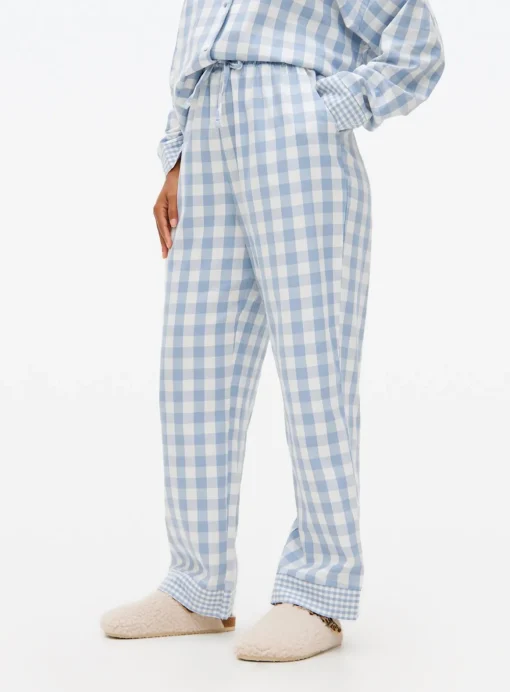 Blue Gingham Pyjama Bottoms 12