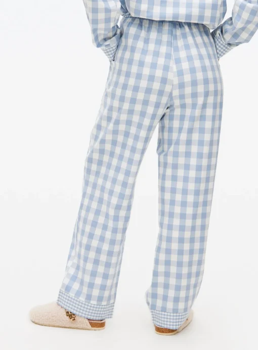 Blue Gingham Pyjama Bottoms 12